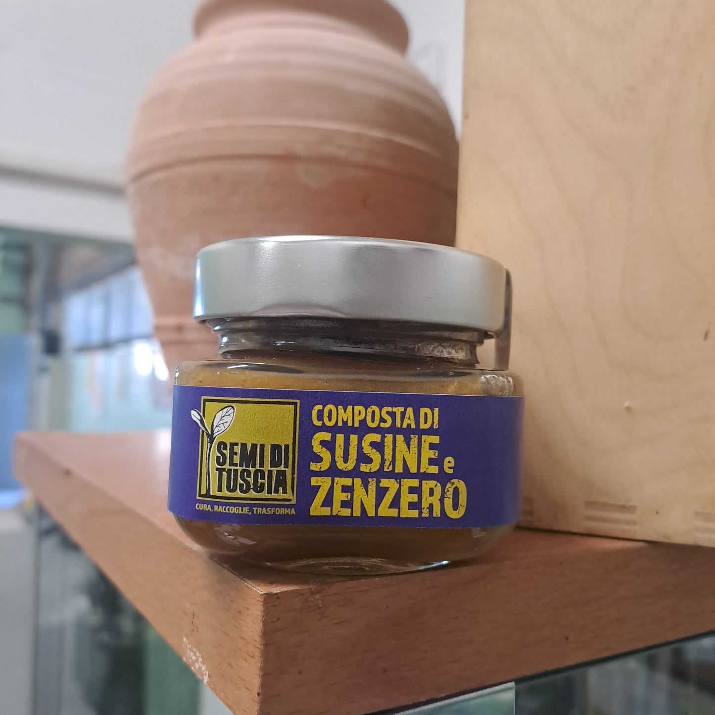 Plums and lavender jam