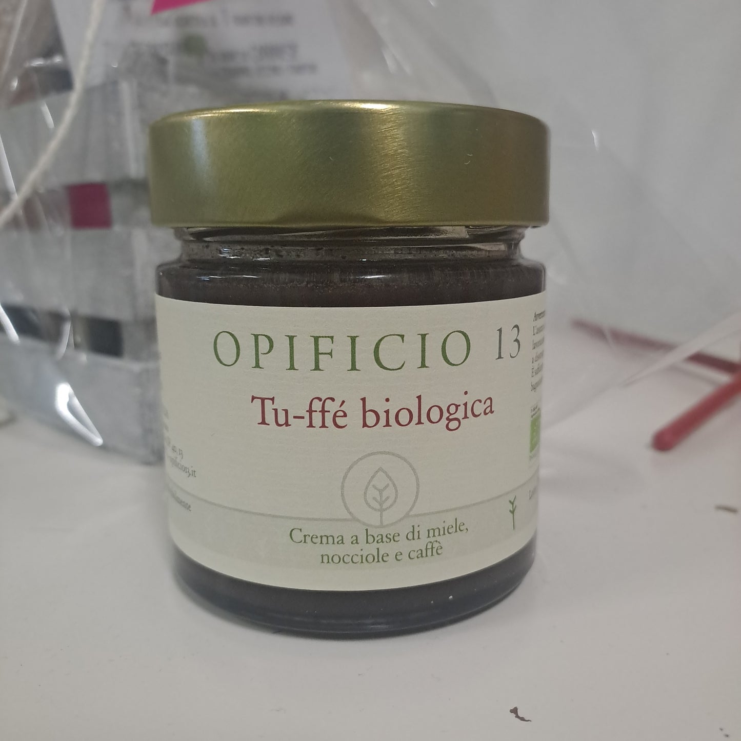 Tu-ffé, miele pasta di nocciole e caffé BIO