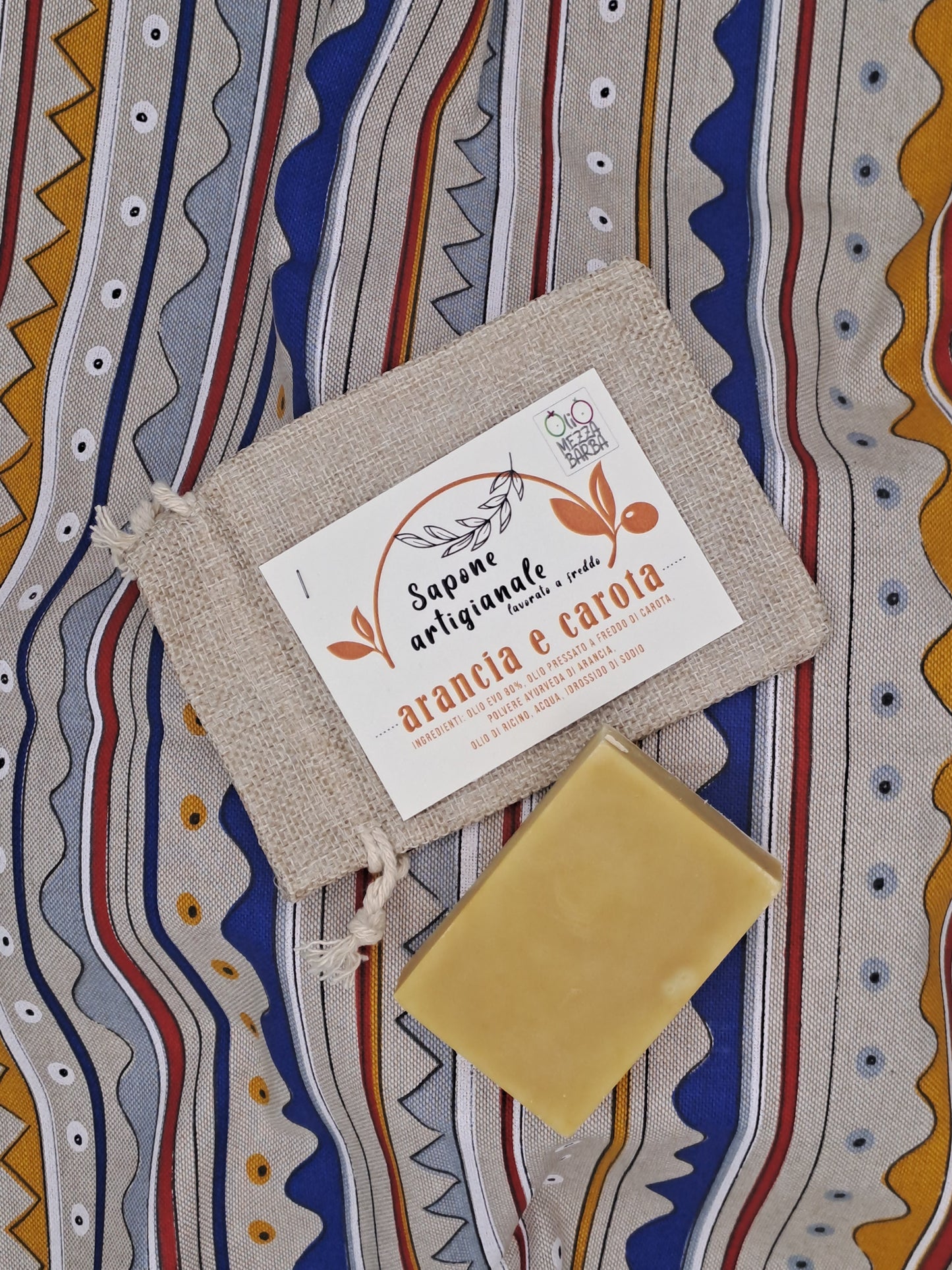 Sapone artigianale ARANCIA & CAROTA