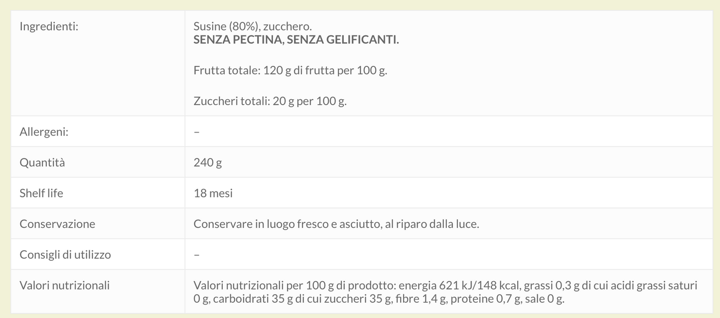 Composta di susine BIO