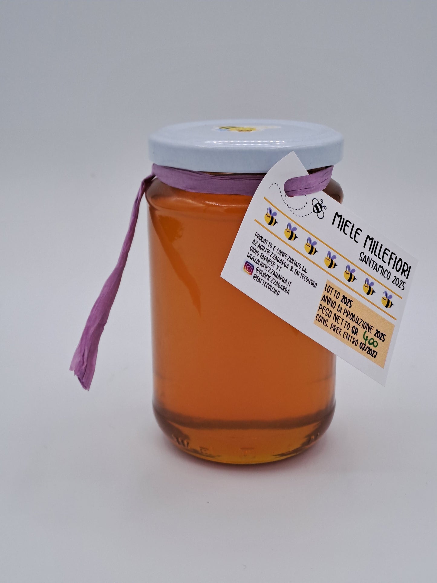 Miele millefiori Santamico NOSTRA PRODUZIONE 400 gr