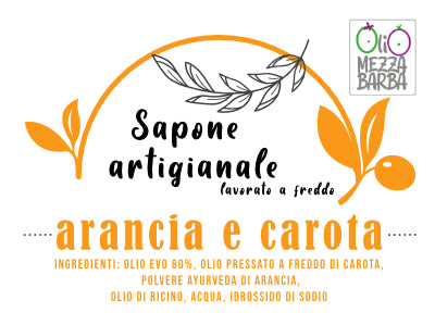 Sapone artigianale ARANCIA & CAROTA