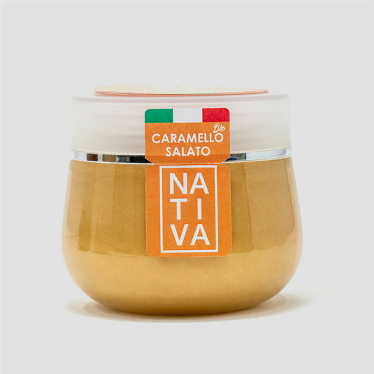 Crema spalmabile nocciole e caramello salato BIO