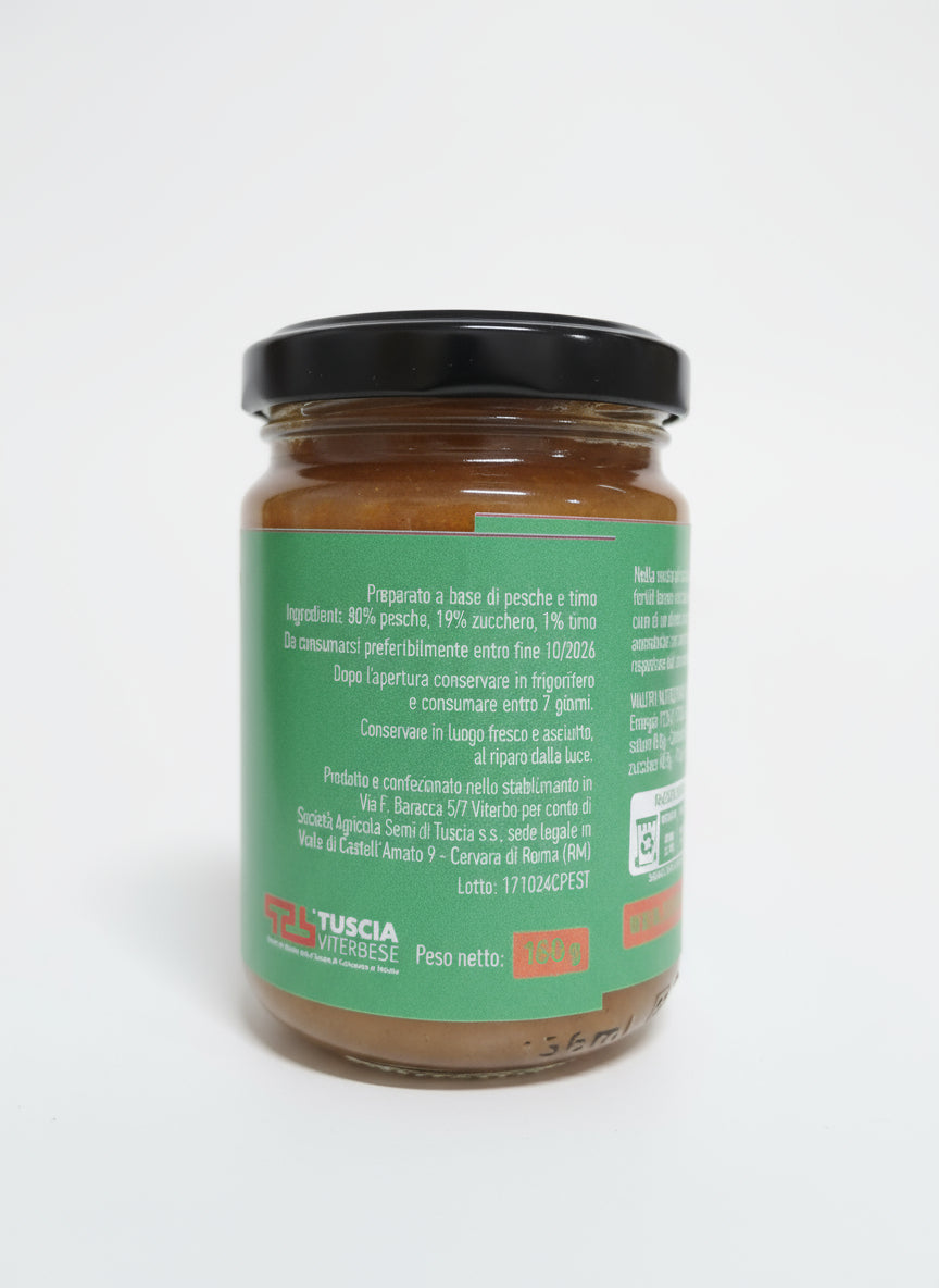 Composta di pesche e timo