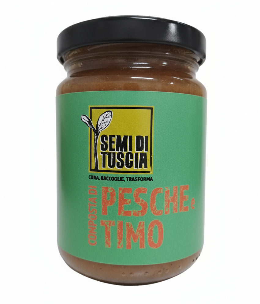 Composta di pesche e timo