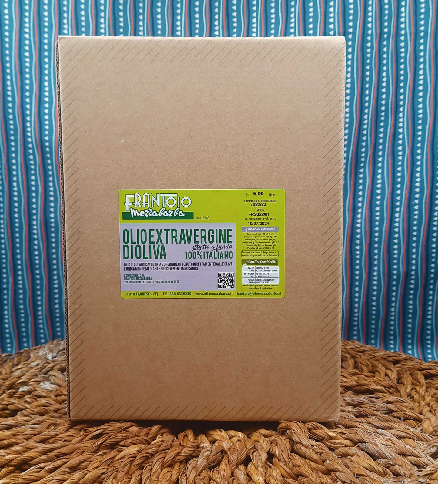 Bag in box 5 l olio extravergine di oliva