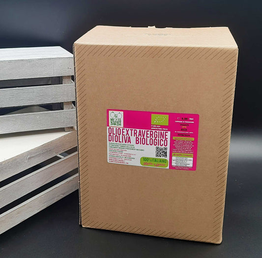 Bag in box 5 l olio extravergine di oliva biologico