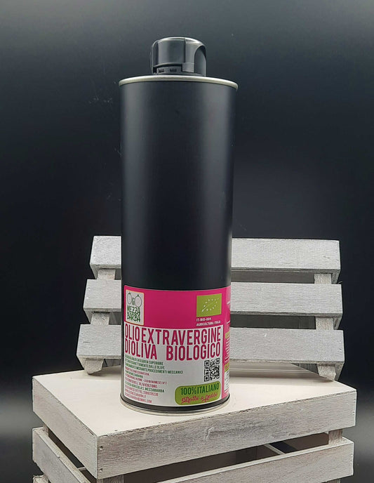 Bottiglia 0,75 l olio extravergine di oliva biologico