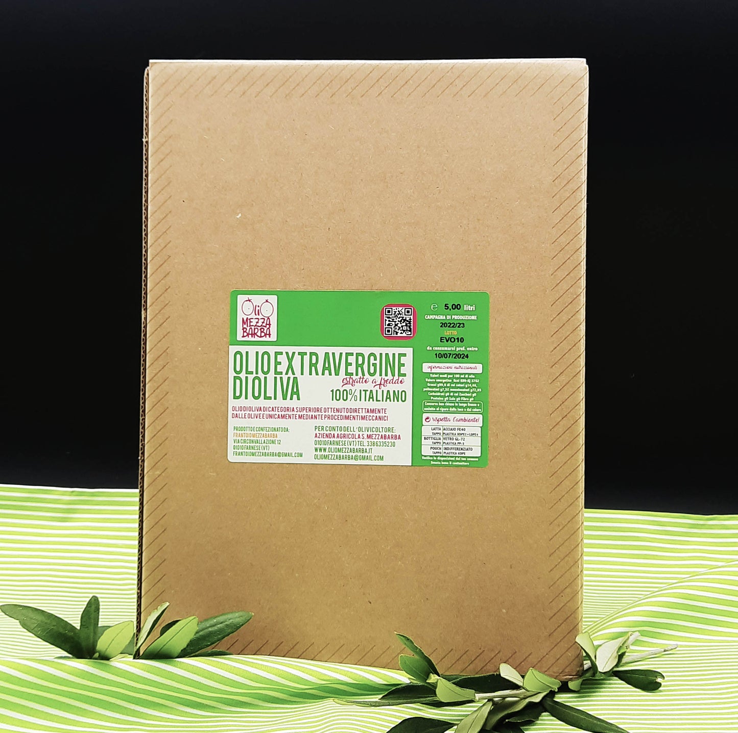 Bag in box 5 l olio extravergine di oliva