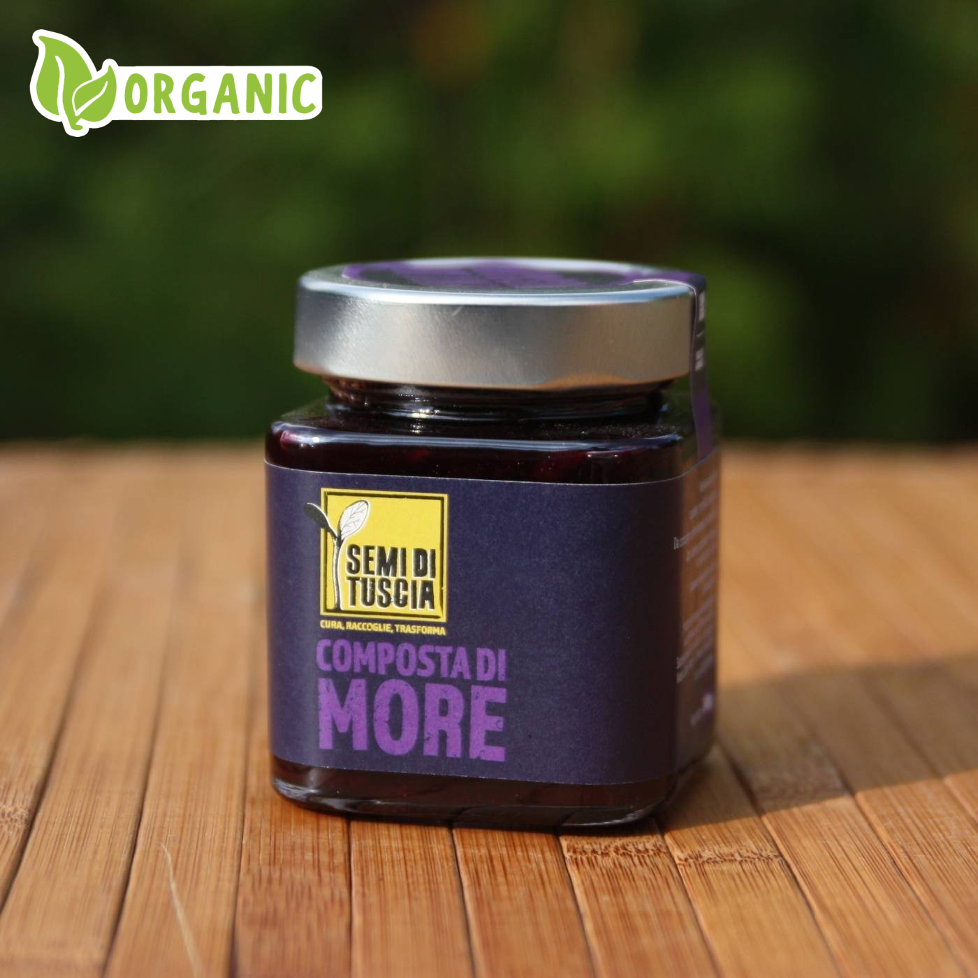 Organic blackberry extra jam